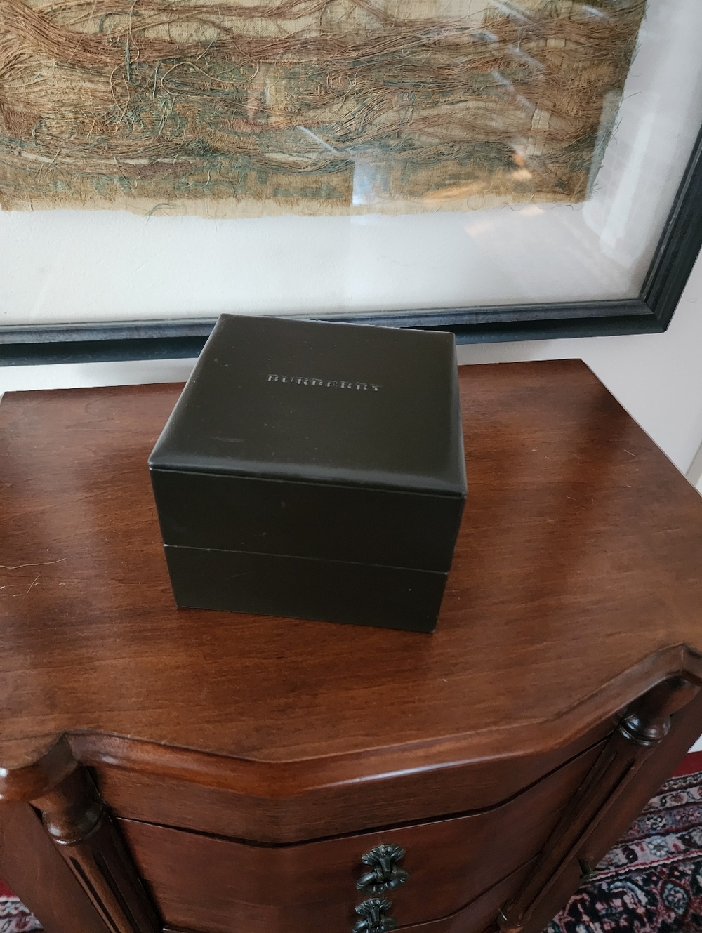 Burberry BU1061 Swiss Made Stainless Steel Watch 32x44mm Black Dial Date Box - Picture 11 of 12